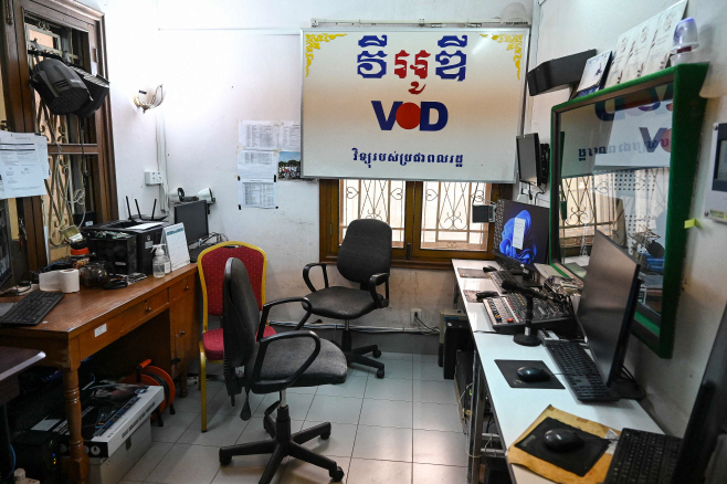 CAMBODIA-MEDIA-POLITICS <YONHAP NO-3251> (AFP)