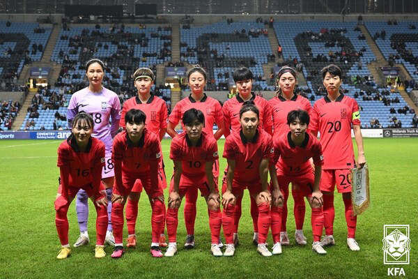 여자축구대표팀. KFA