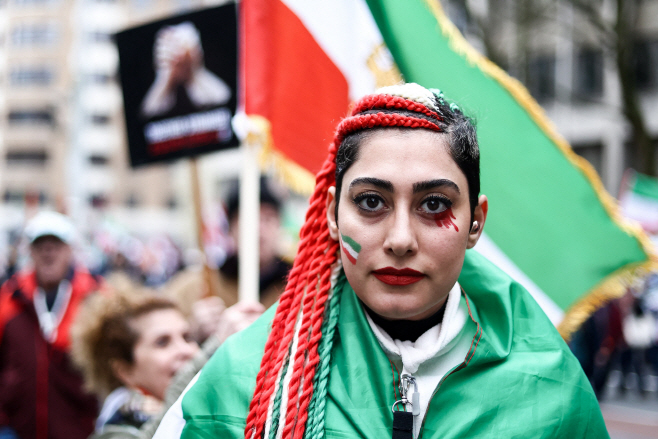 BELGIUM-IRAN-DEMO <YONHAP NO-5616> (AFP)