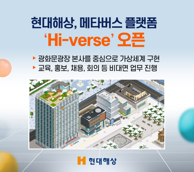 사진1_현대해상, 메타버스 플래폼 Hi-verse 오픈