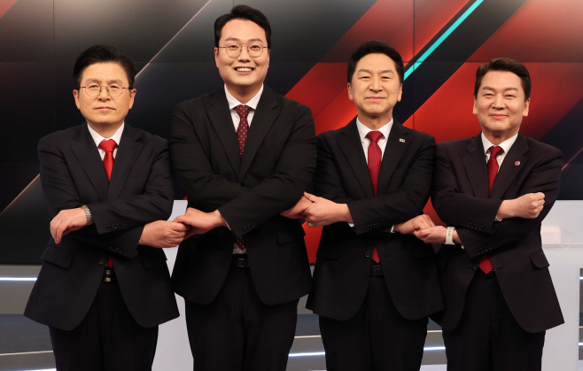 [포토] 국민의힘 당대표 후보 TV토론회