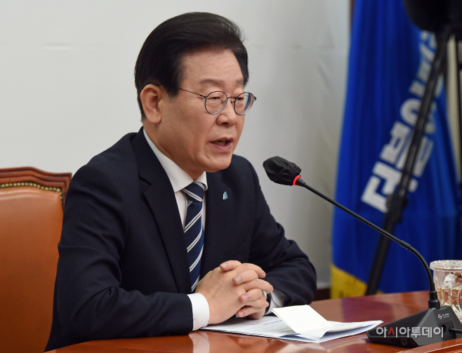 이재명 더불어민주당 대표 기자간담회