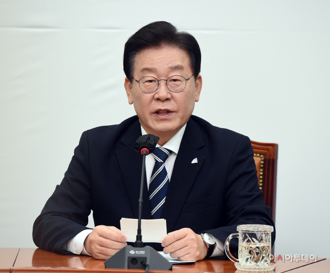 이재명 더불어민주당 대표 기자간담회