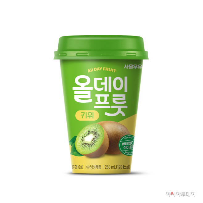 [이미지] 서울우유 올데이프룻 키위 250mL