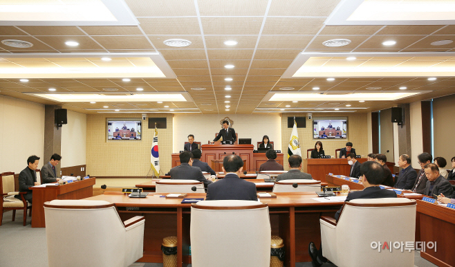 제347회 장수군의회 임시회 사진