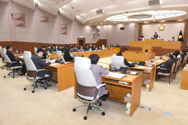 양주시의회 제352회 제2차 본회의 본회의장 전경/제공=양주시의