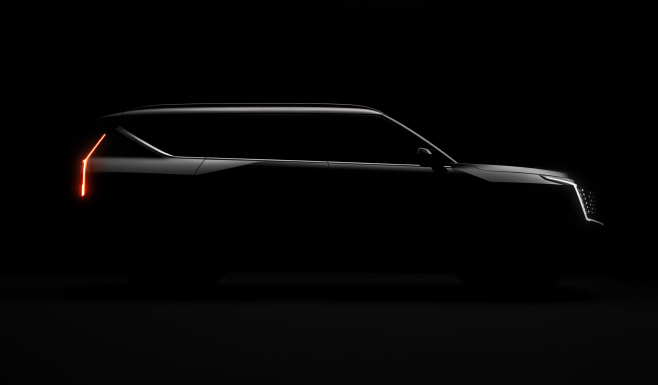 (사진 2) 기아, The Kia EV9 티저 공개