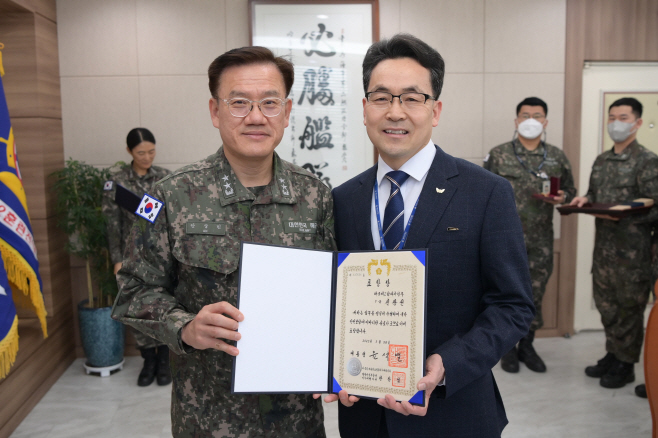 평택 해군 2함대, 유해 바이러스 방역장치로 대통령 표창 수상