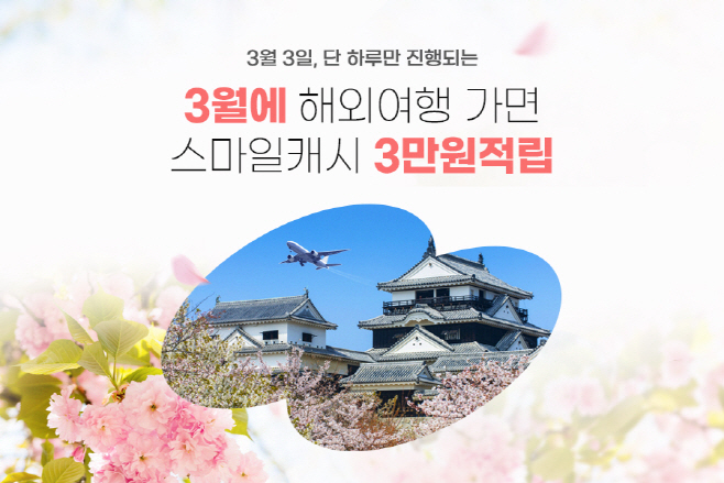 [보도자료 이미지]해외항공권 스마일캐시 적립 이벤트