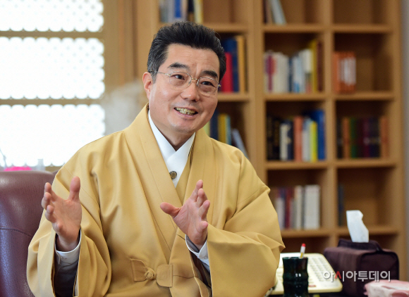 진각종 통리원장 도진정사 인터뷰