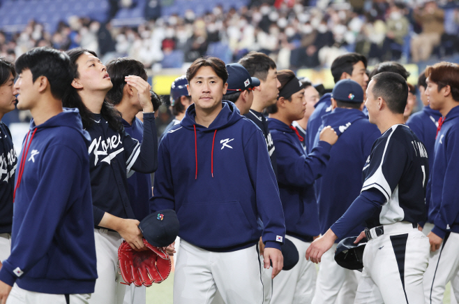 한국, 연습경기 4대2 패배<YONHAP NO-3083>