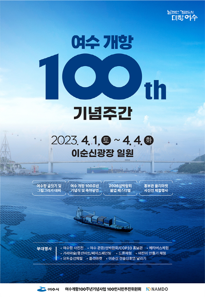 개항 100주년 기념식 개최