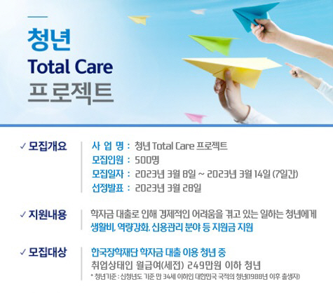 청년 토탈 케어 포스터