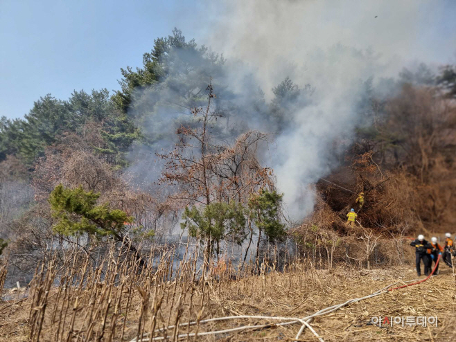 강원도 인제군 인제읍 덕산리 산림화재