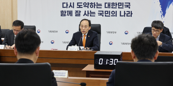 수출투자책임관회의 주재하는 추경호 부총리<YONHAP NO-3138>