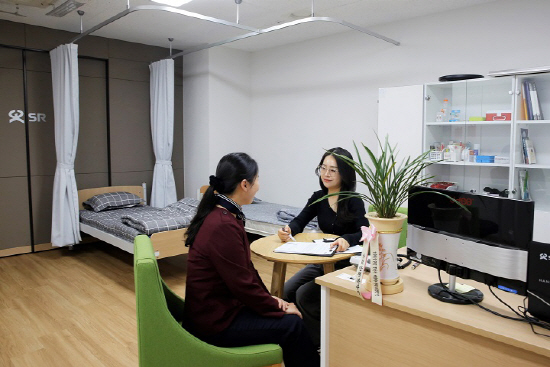 에스알 건강관리실 새 단장