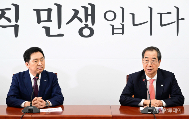 [포토] 김기현 국민의힘 대표 예방하는 한덕수 국무총리