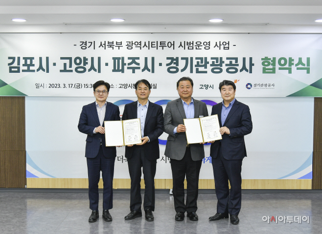 1-1. 경기 서북부 광역시티투어 시범운영 업무협약(협약 단체)