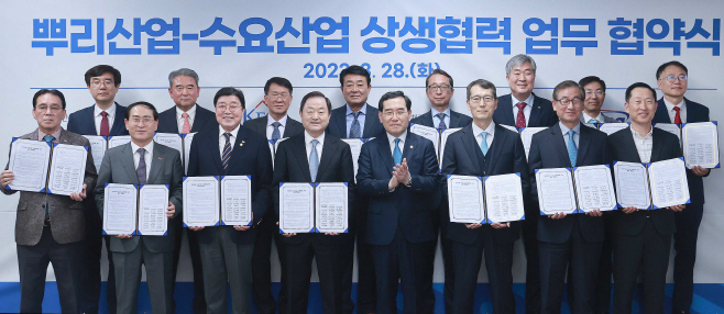 산업부 뿌리산업-수요산업 상생협력 업무협약식
