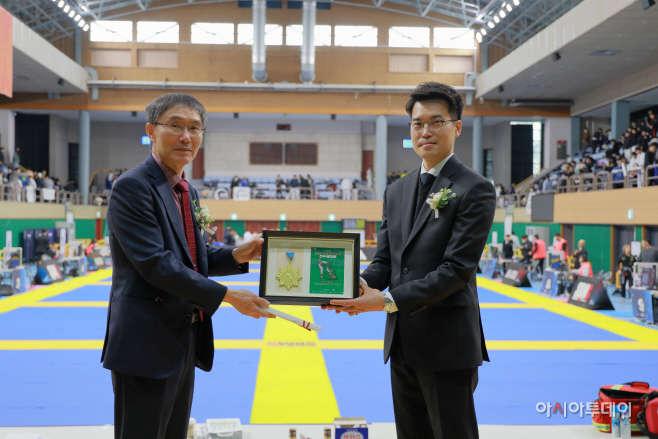 경일대학교 홍재표 부총장, 대한주짓수회 오준혁 회장