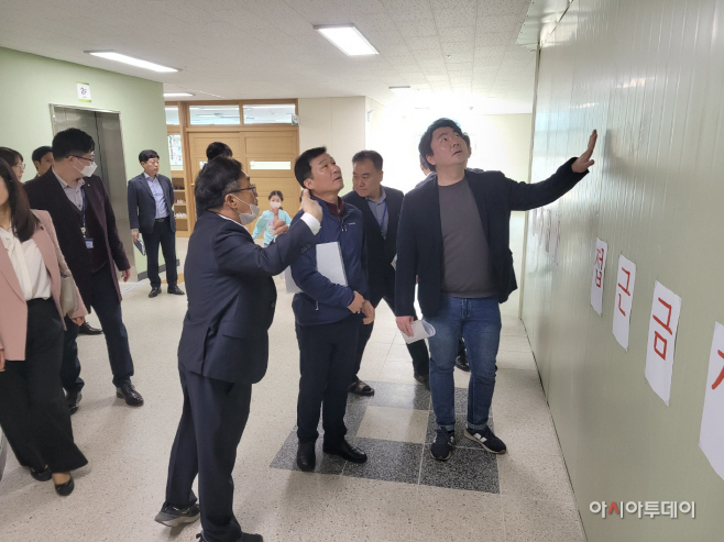 한원찬.장한별 의원, 수원 글빛초 학교안전점검 현장 방문