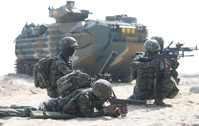 한미 해군·해병대, '결정적행동' 훈련 실시