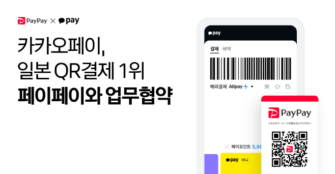 카카오페이, 페이페이와 업무협약