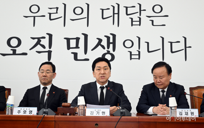 [포토] 김기현, 최고위원회의 주재