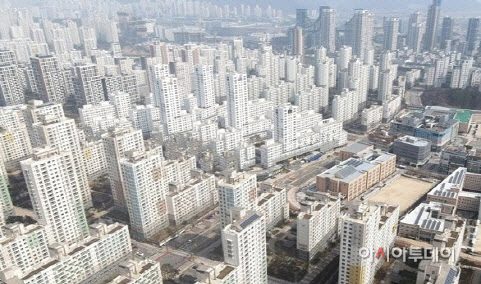 세종시 일대 아파트 단지 전경