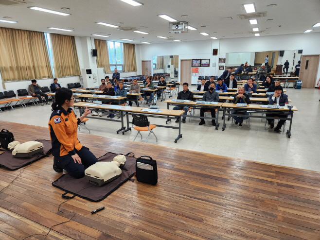 안성시, 이통장 대상 심폐소생술 교육