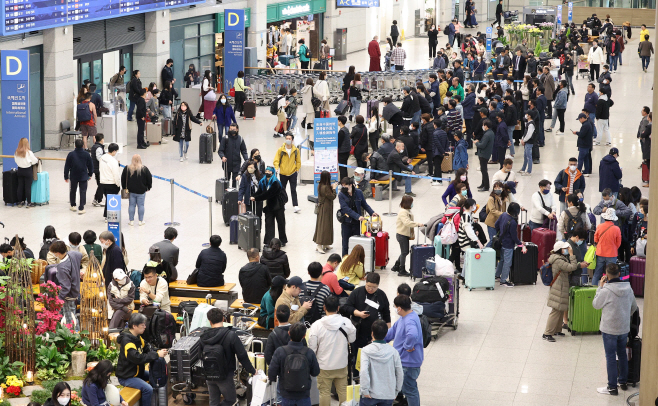 인천공항 1일 평균 이용객