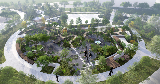 인천검단 AA35-1·2블록 작가 정원 조감도