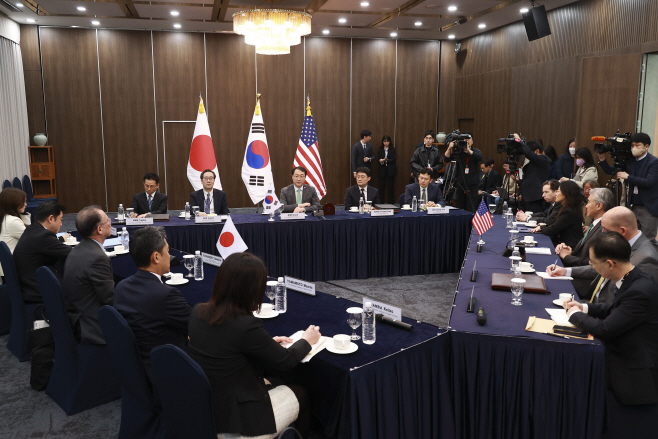 한미일 북핵수석대표협의<YONHAP NO-2543>