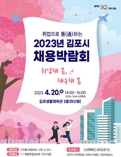 2. 김포시 채용박람회(포스터)