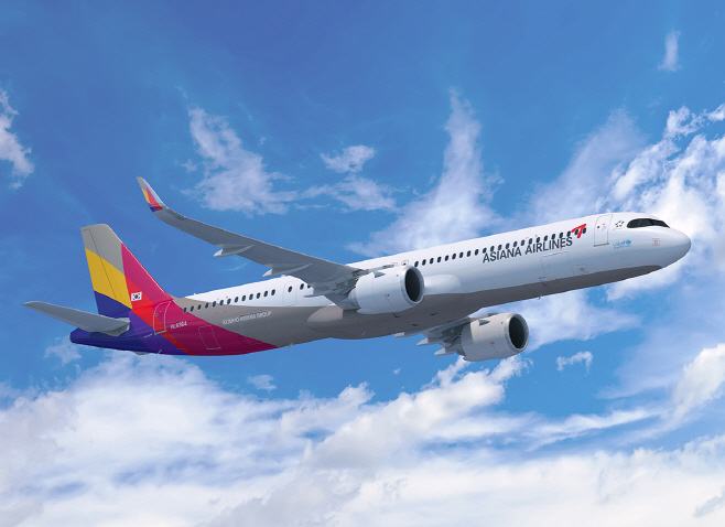사진2. 아시아나항공 A321NEO 항공기