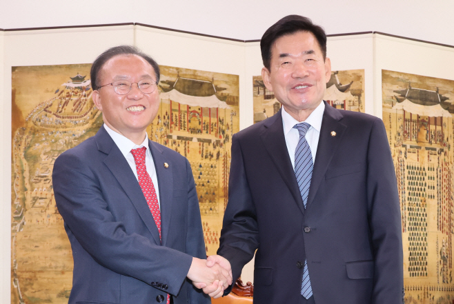 윤재옥, 김진표 국회의장 예방