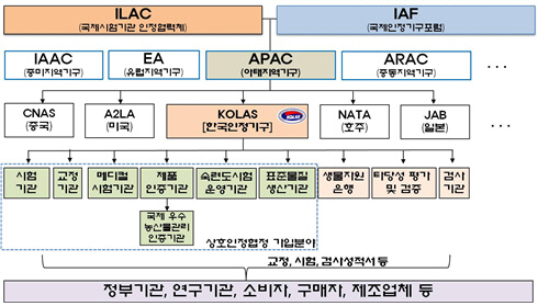 국제인정기구 구조