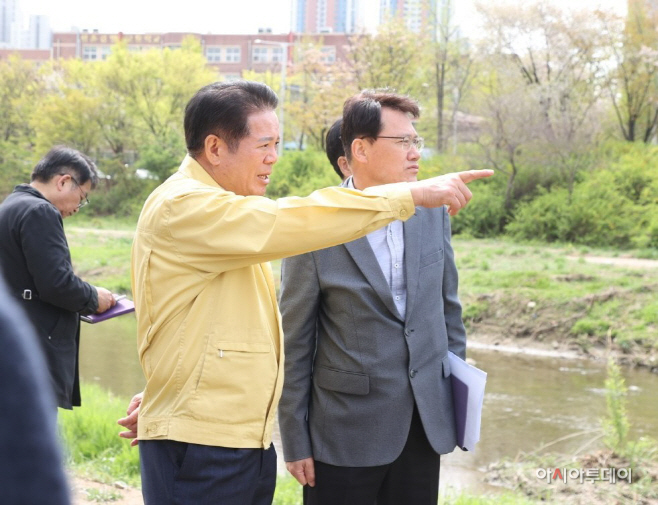학의천 현장 시찰1