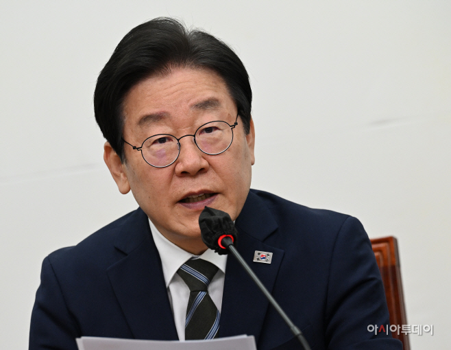 [포토] 발언하는 이재명 대표