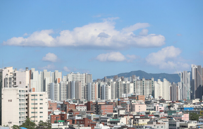 대구의 한 아파트 단지 전경