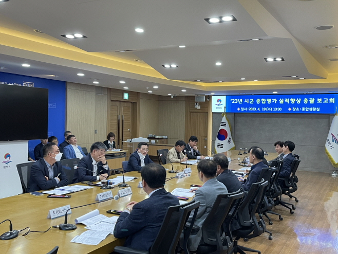평택시, 시군 종합평가 실적향상 총괄 보고회 가져