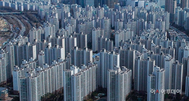 서울 송파구 일대 아파트 단지 전경