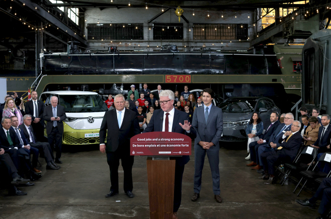 VOLKSWAGEN-BATTERIES/CANADA <YONHAP NO-0268> (REUTERS)