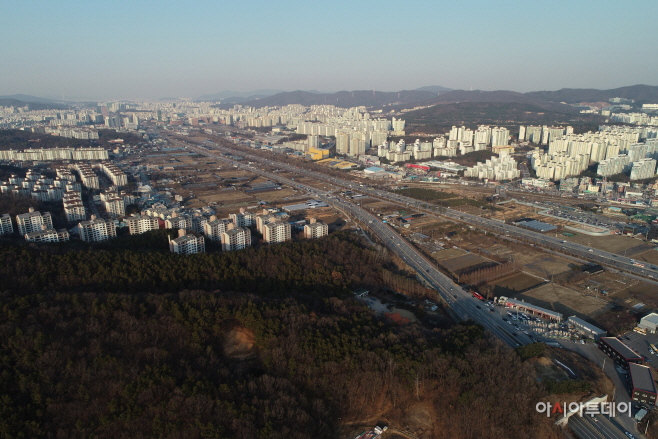 원 경기용인플랫폼시티 사업 대상구역 전경