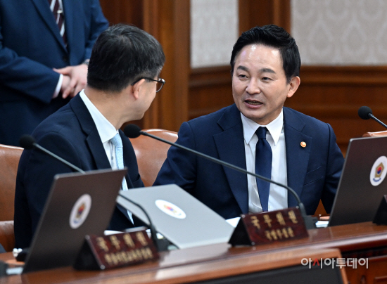 [포토] 대화하는 원희룡·이기일