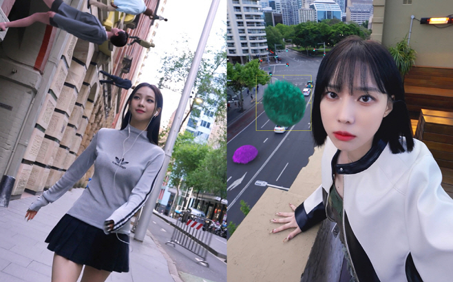 에스파 카리나 X 윈터 '이상현상' 클립 캡처 이미지