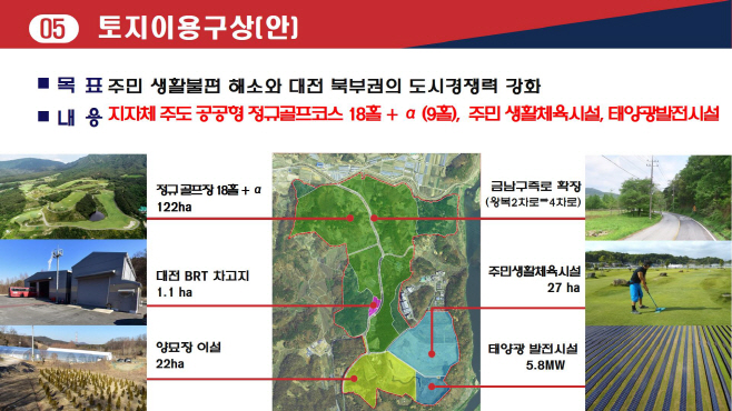 환경시설 밀집지역 발전방안 구상도