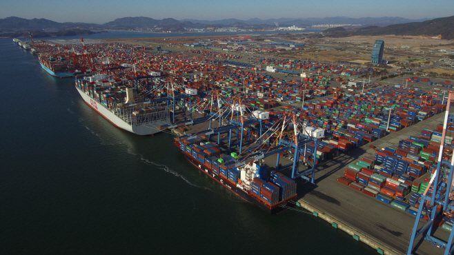 광양항 전경 2023