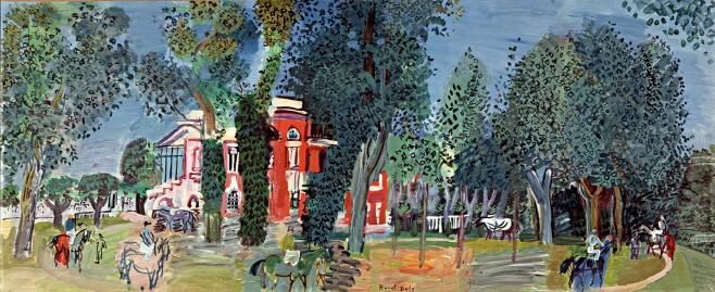 도빌의 예시장, 1930(c)Centre Pompidou, MNAM-CCI