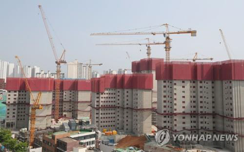 아파트건설현장 연합사진